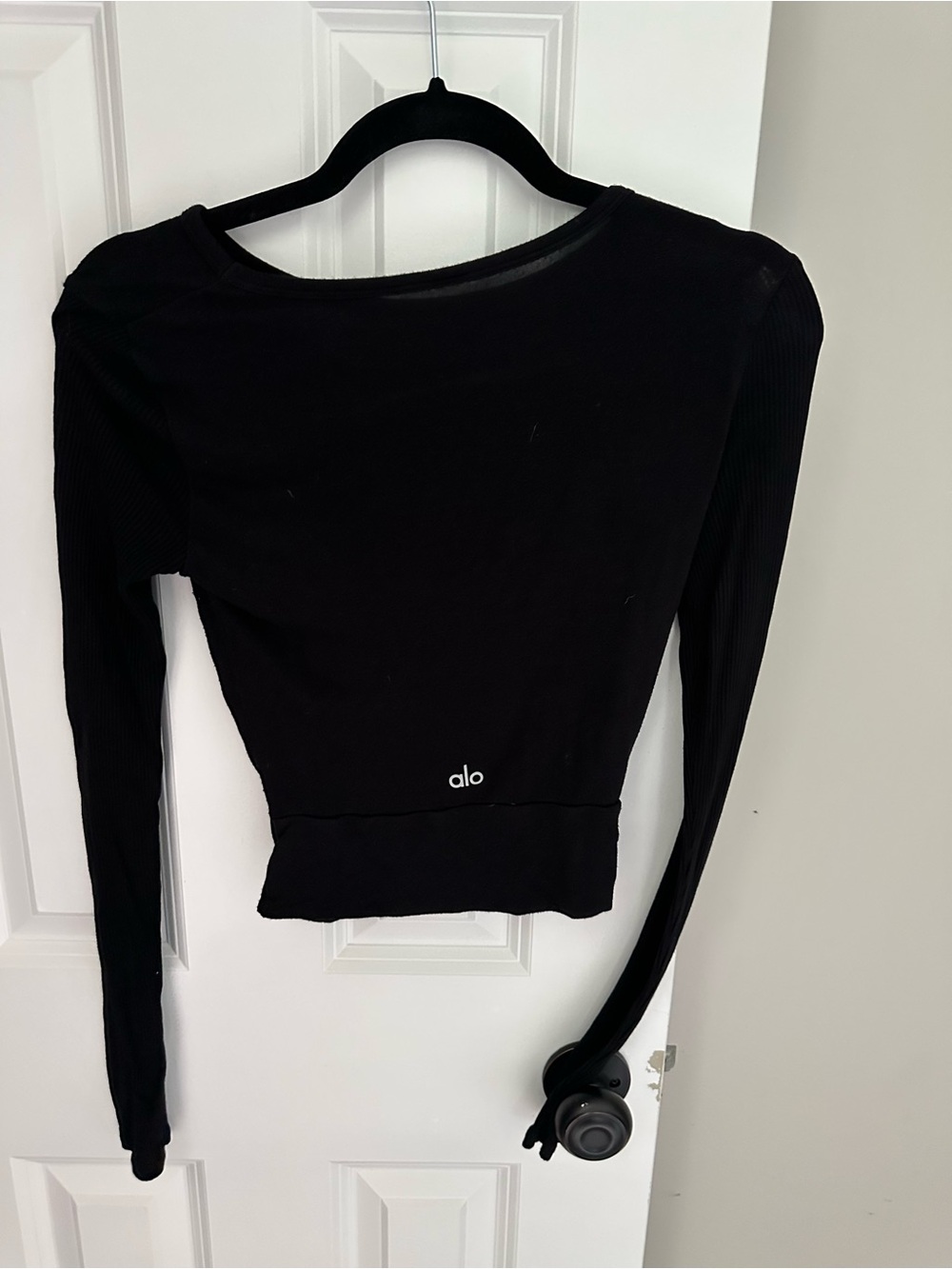 Alo Cover Long Sleeve - Black - Picture 4 of 4